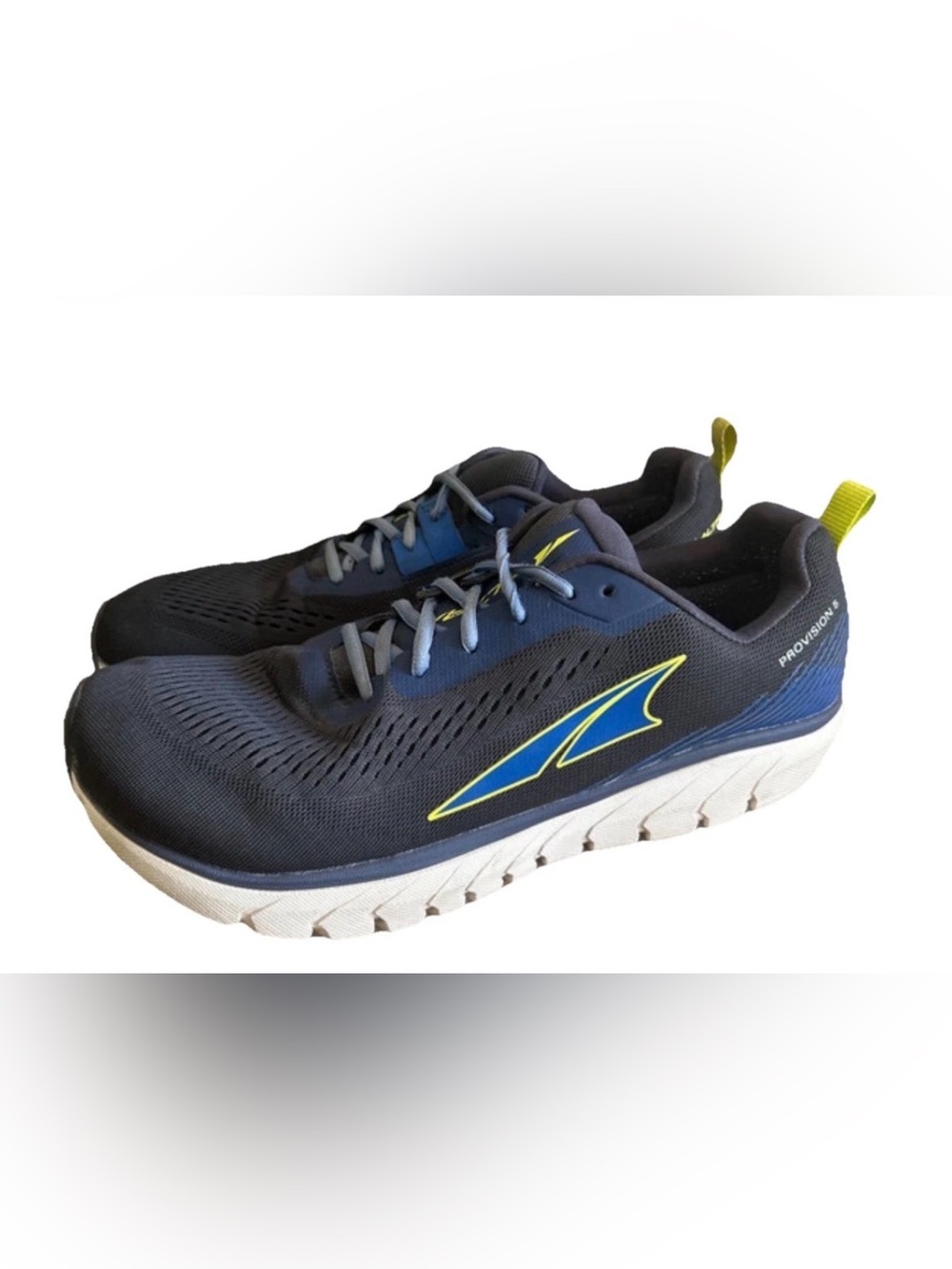 Altra Provision 5 Running Shoes Men’s 10.5 Blue Navy Lime Athletic Sneakers
